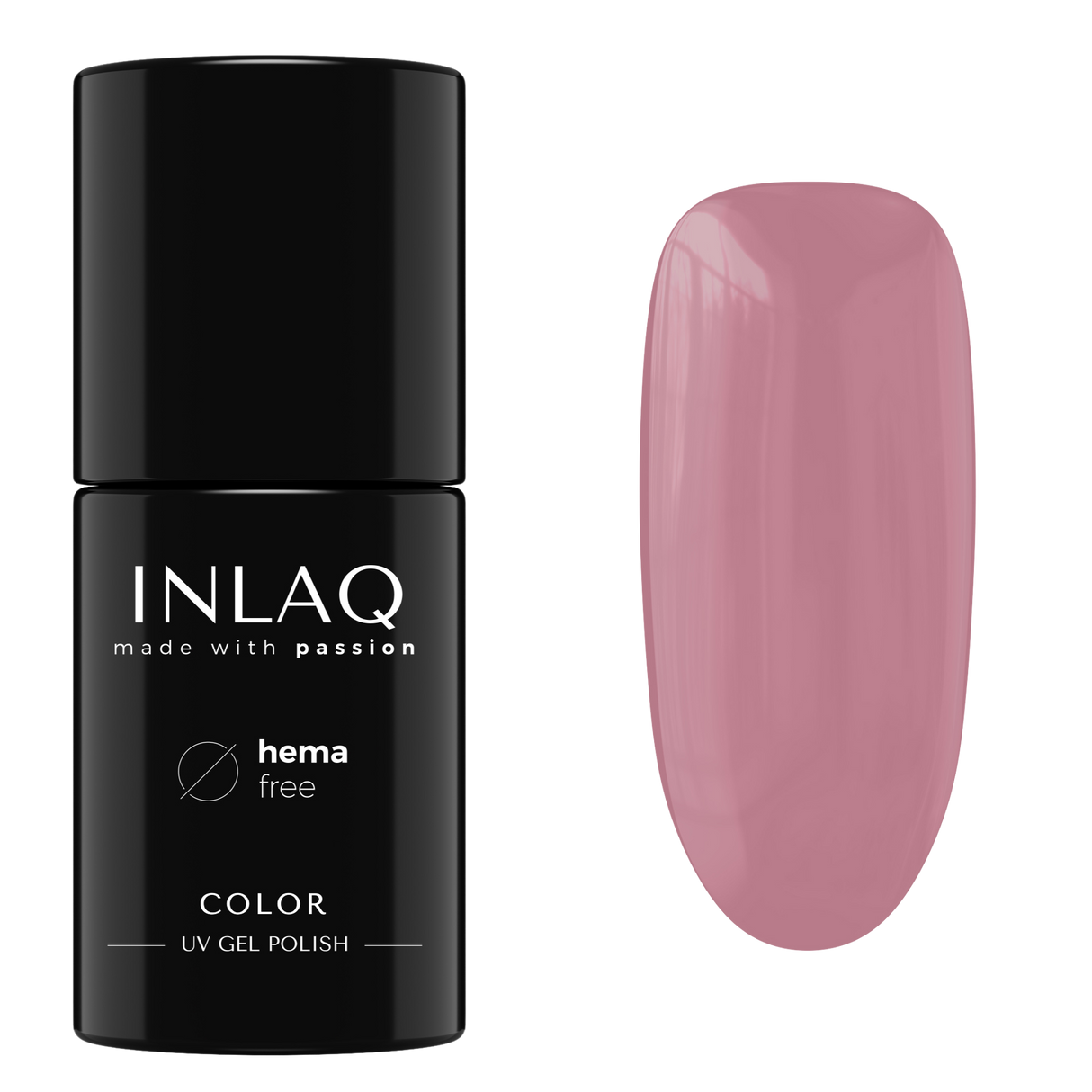 INLAQ Dirty Pink Hybrid Nagellack 6 ml