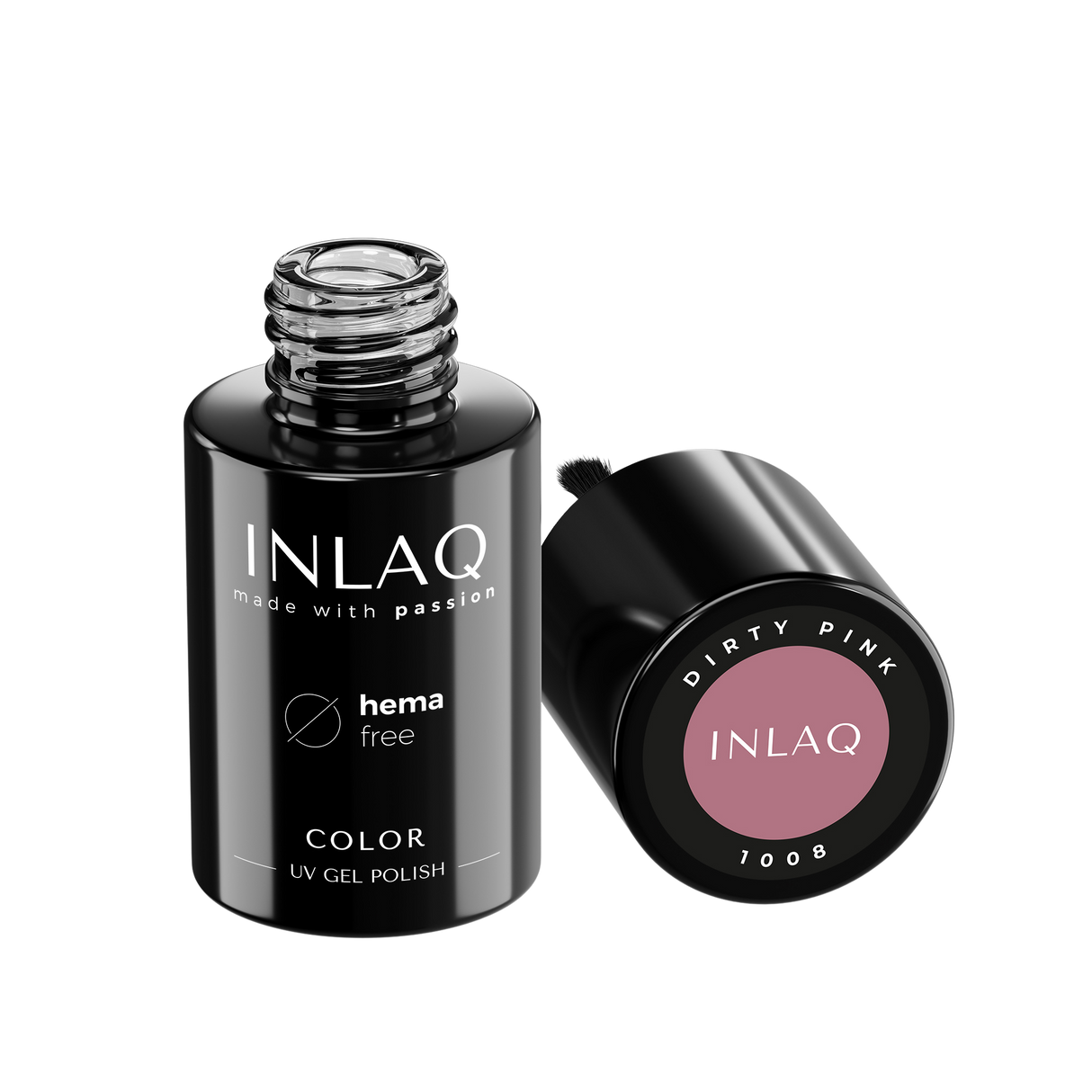 INLAQ Dirty Pink Hybrid Nagellack 6 ml