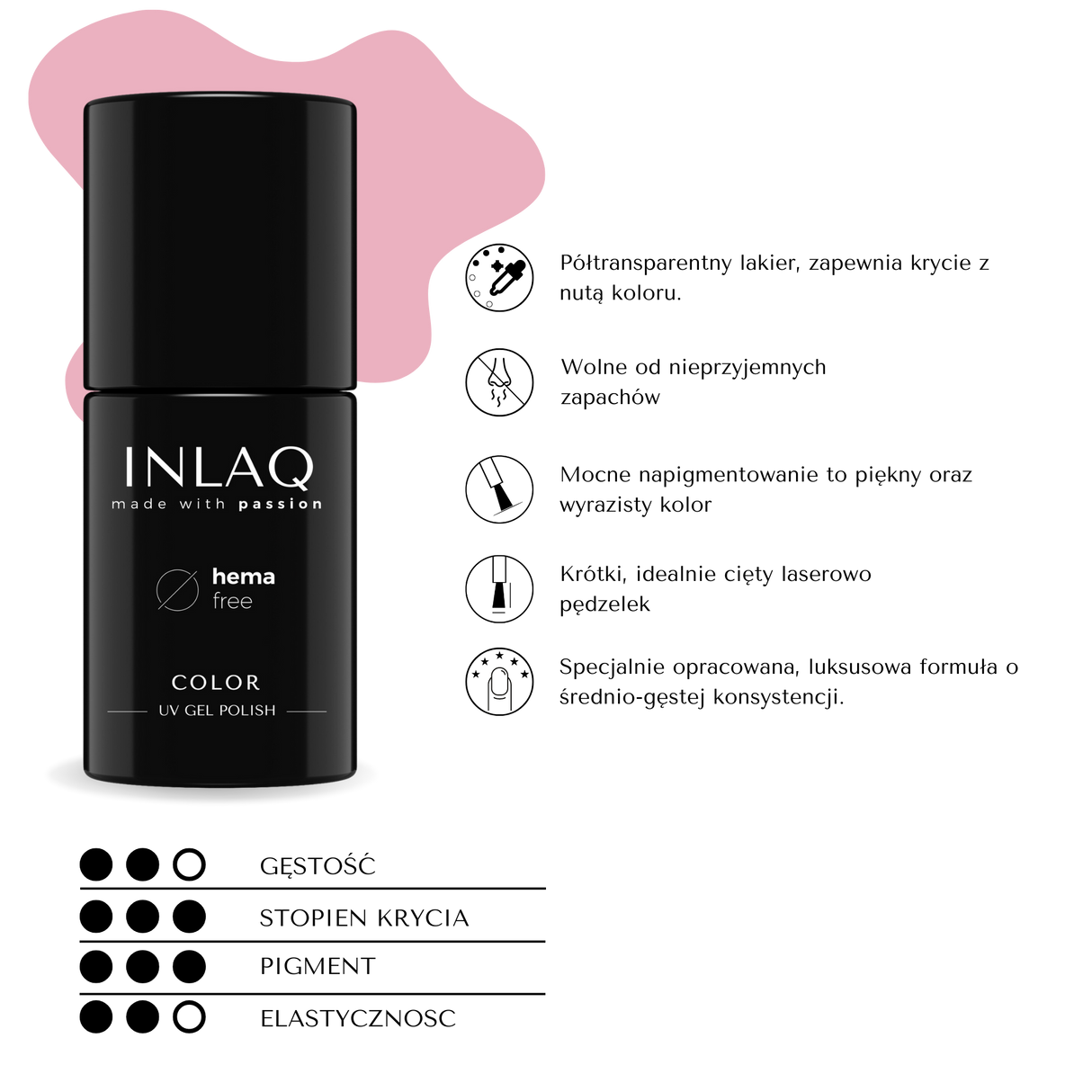 INLAQ Lavender Garden Hybrid Varnish 6ml