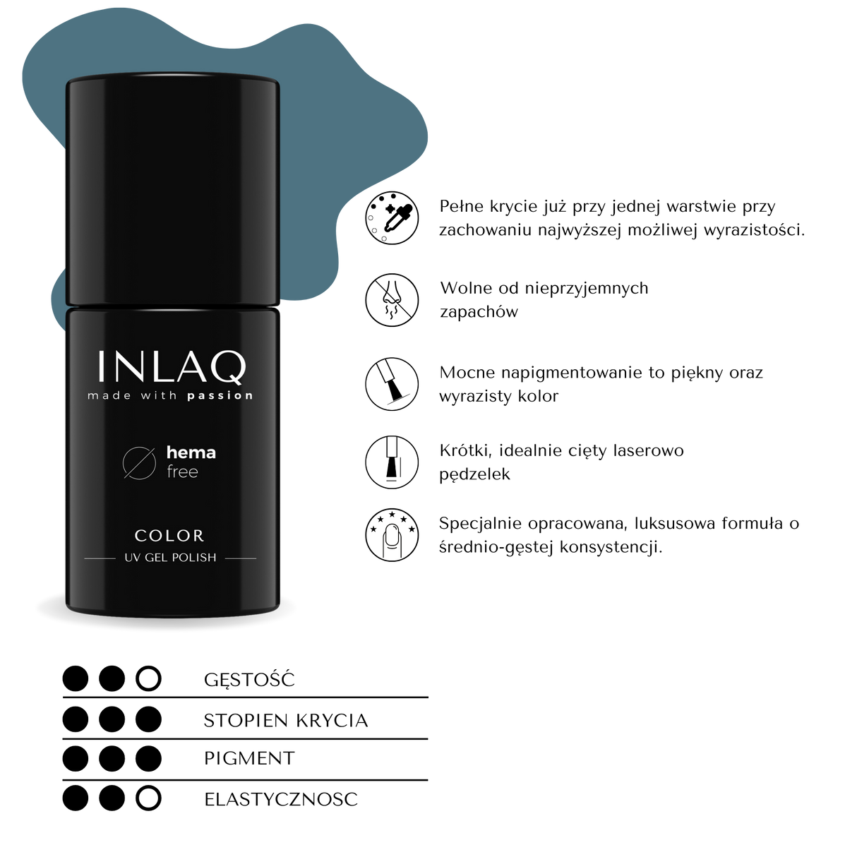 INLAQ Cloudy Mood Hybrid Varnish 6ml