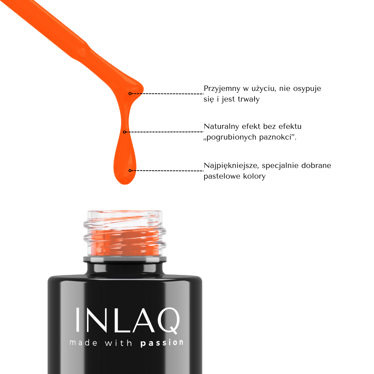 INLAQ Hybrid Varnish Malibu Sunrise 6ml