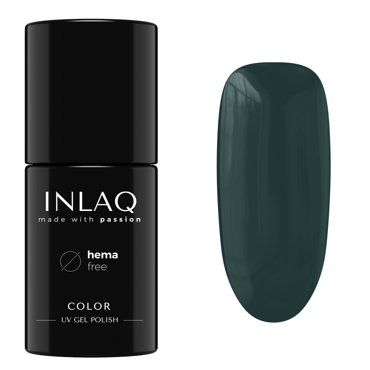 INLAQ Dark Green Hybrid Varnish 6ml