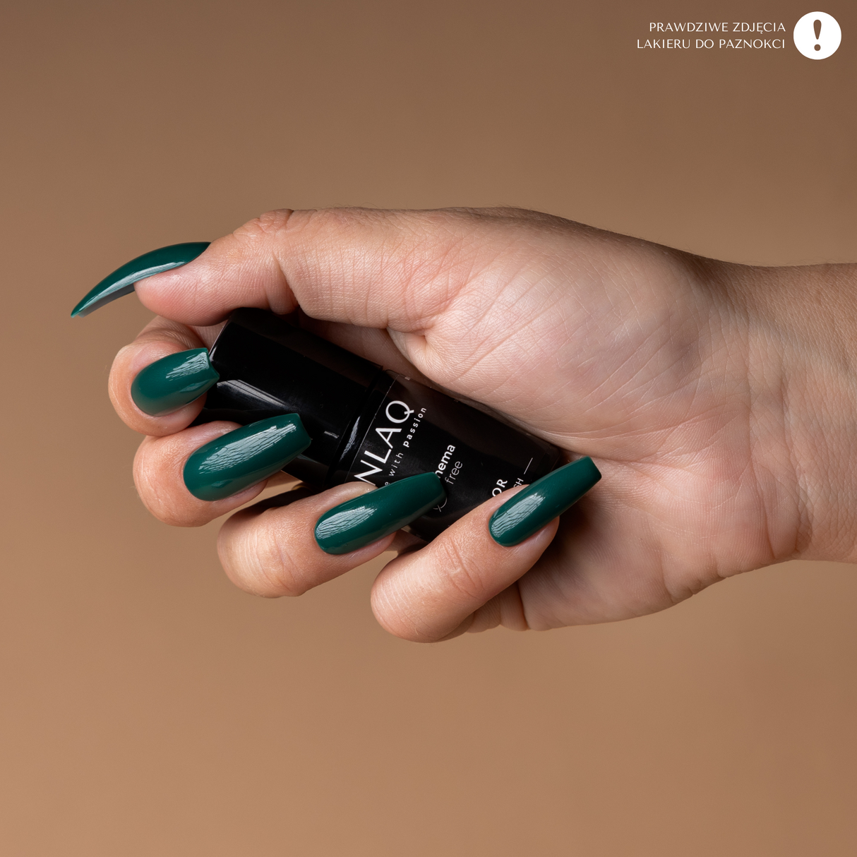 INLAQ Dark Green Hybrid Varnish 6ml