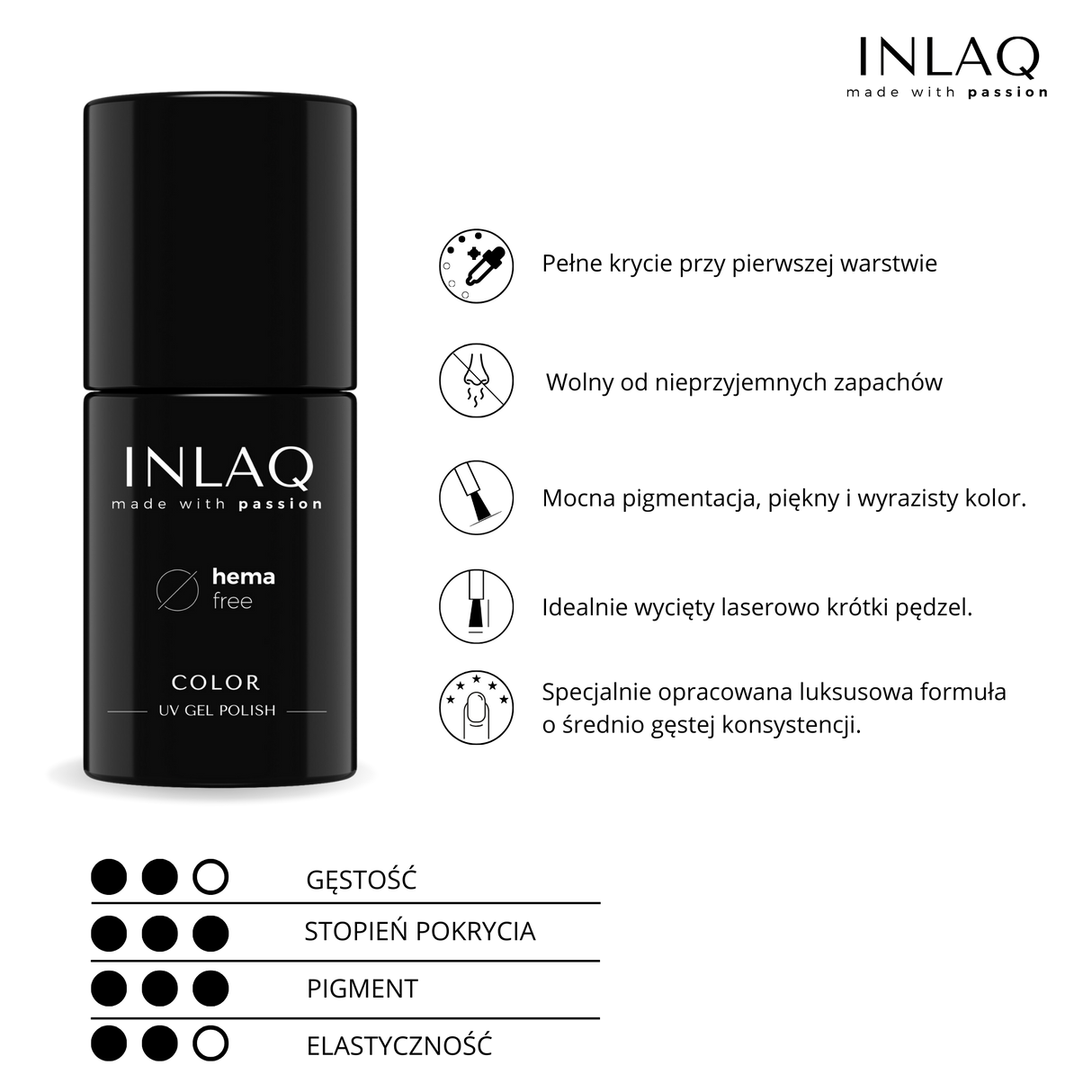 INLAQ Hybrid Lacquer Latte 6ml