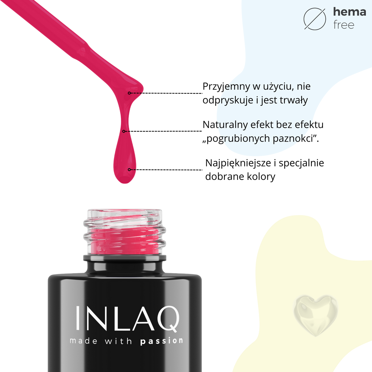 INLAQ Raspberry Touch Hybrid-Lack 6 ml