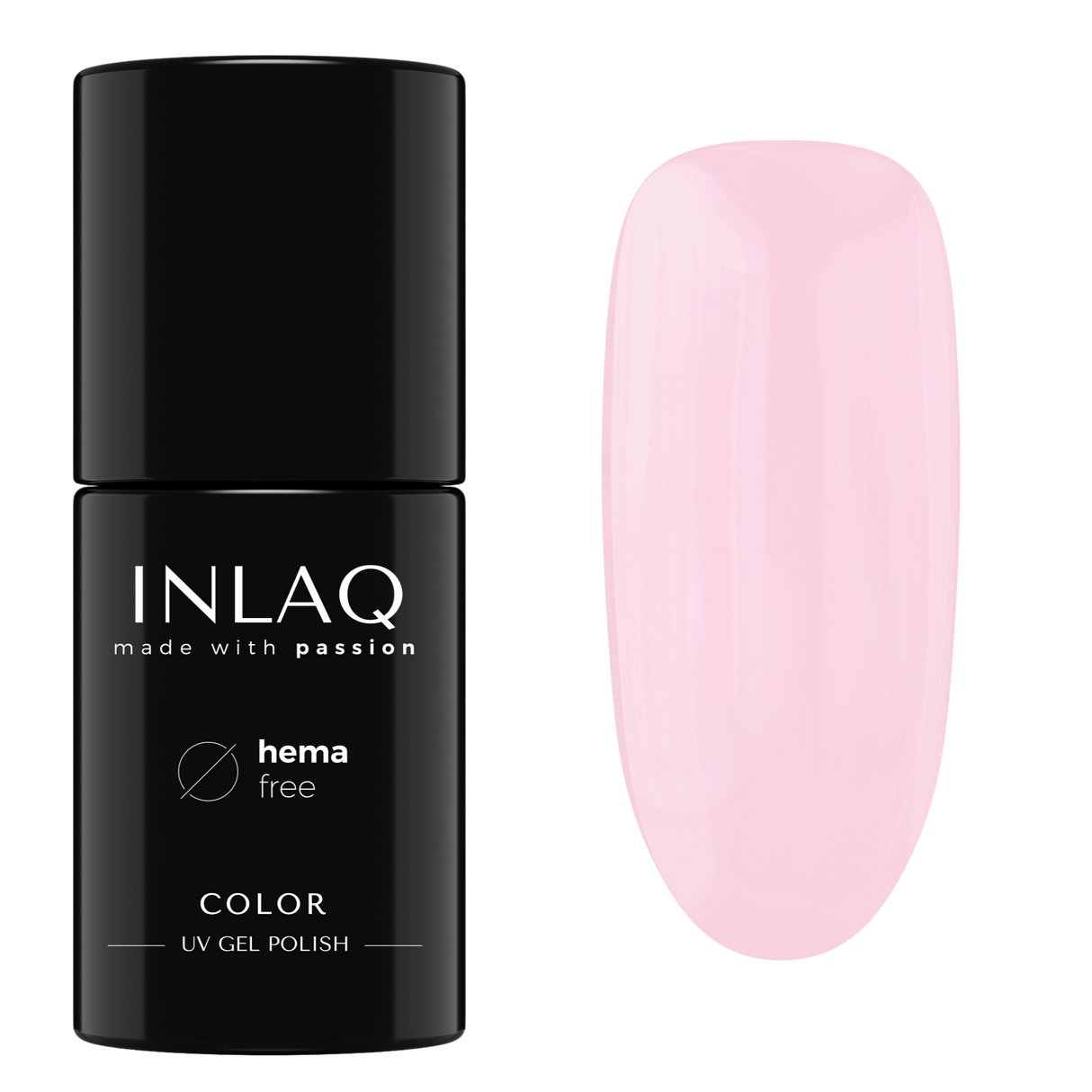 INLAQ Hybrid Nail Polish Baby Pink 6ml