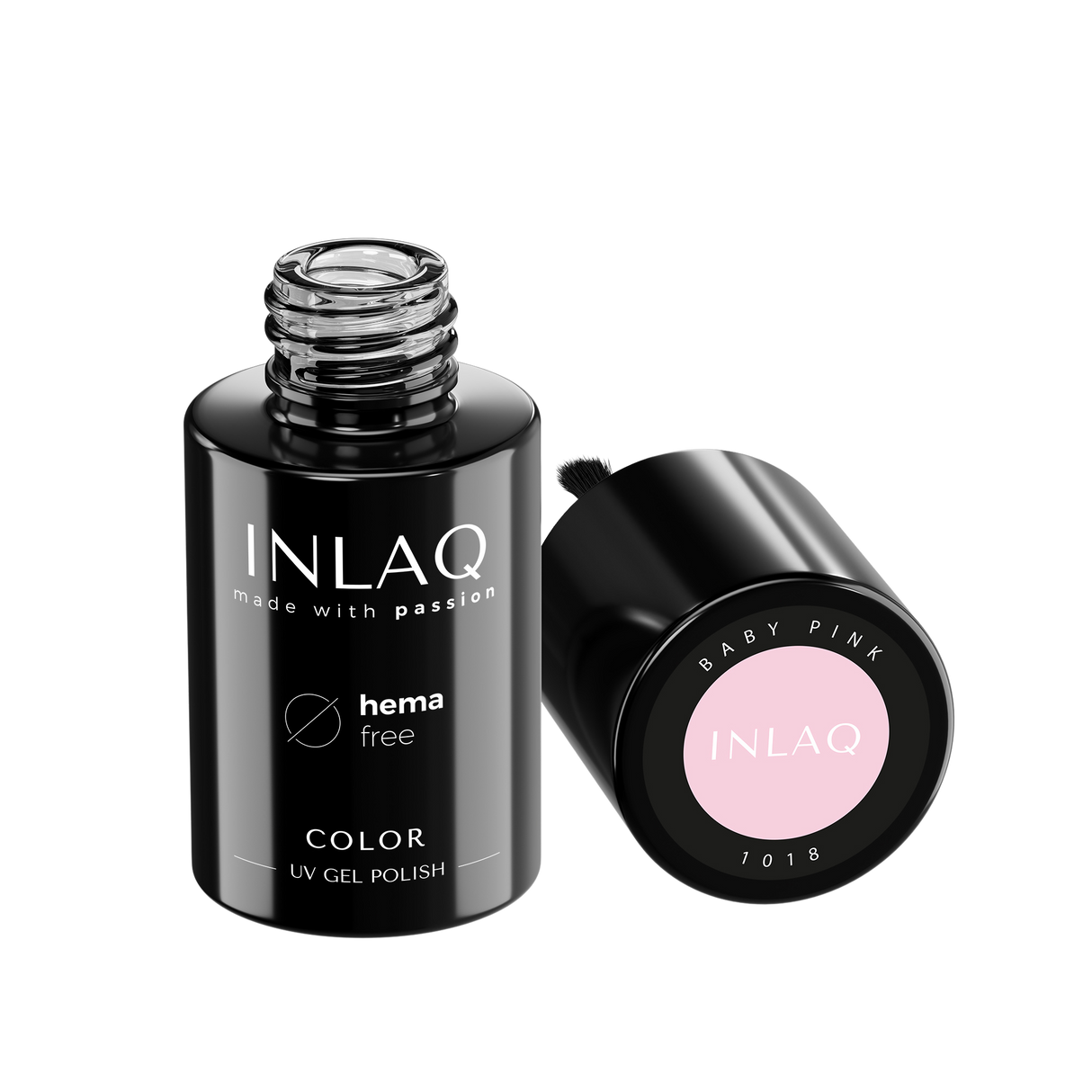 INLAQ Hybrid Nail Polish Baby Pink 6ml