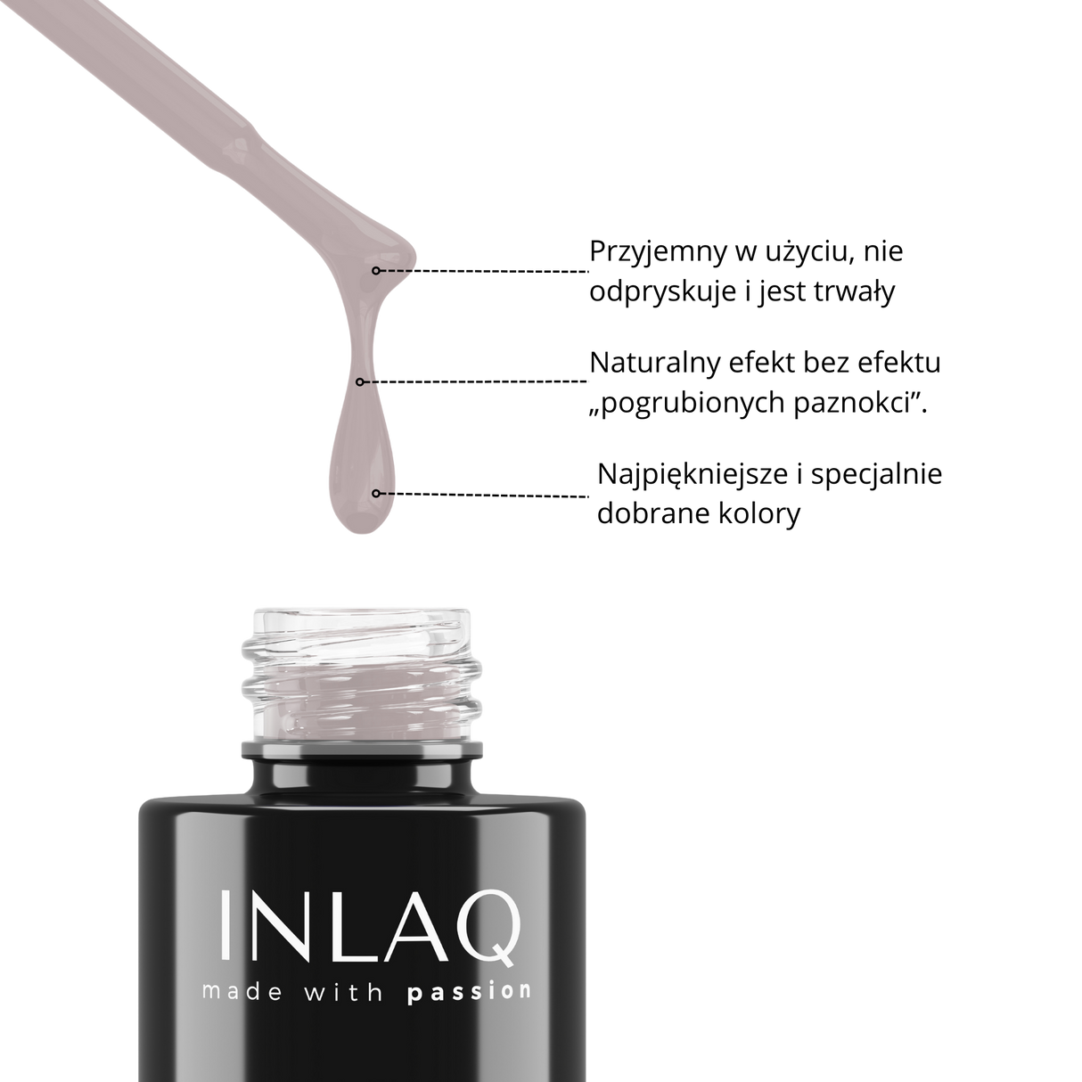 INLAQ Hybrid Lacquer Latte 6ml