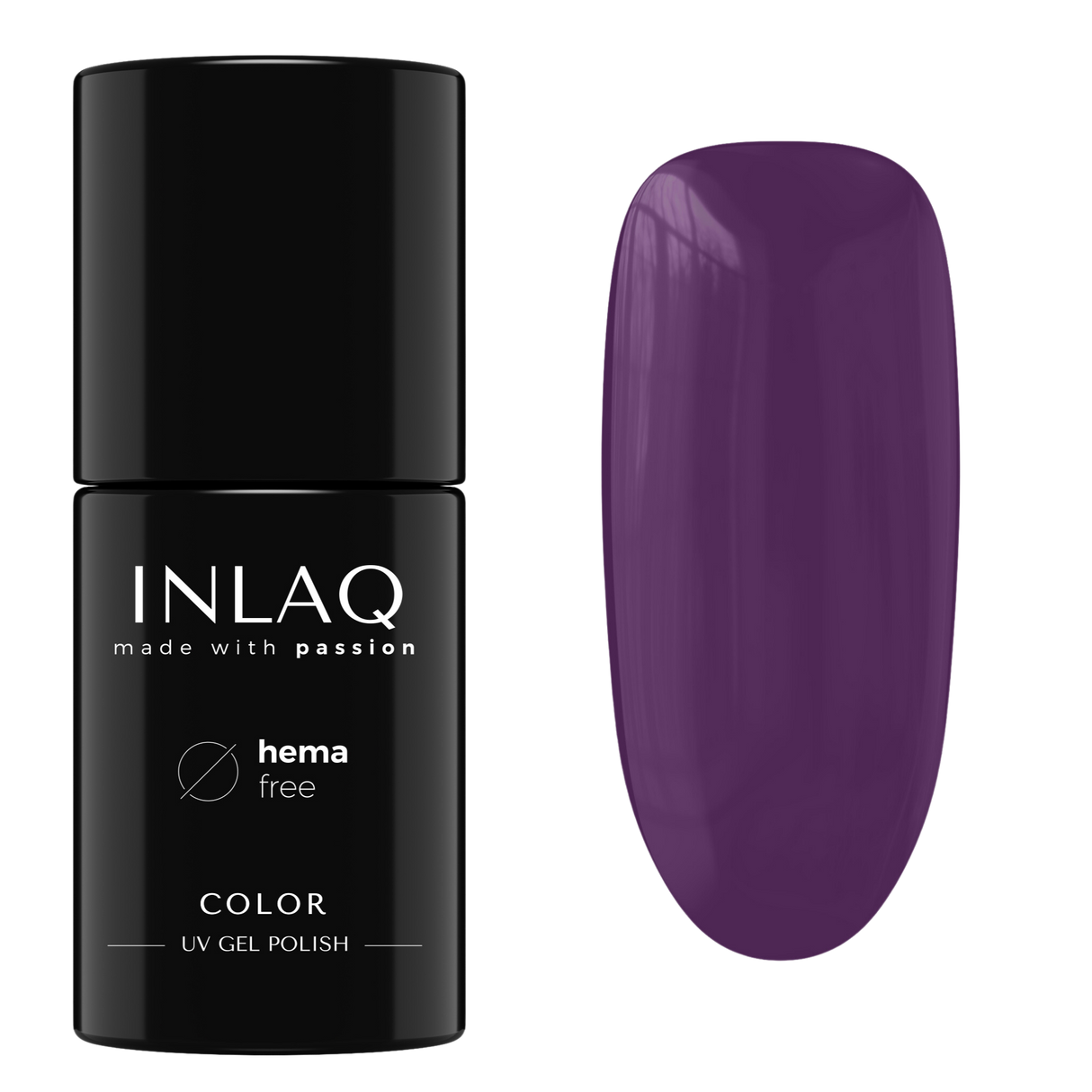 INLAQ Hybrid Varnish Dark Purple 6ml