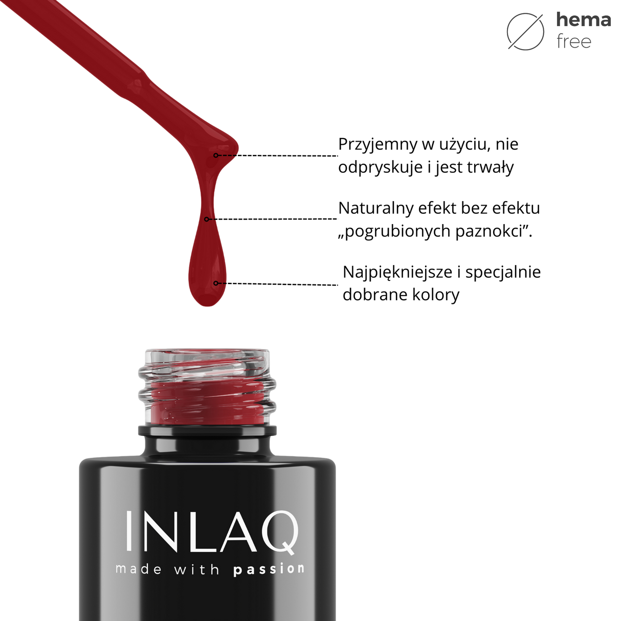 INLAQ Hybrid Varnish I See Red 6ml