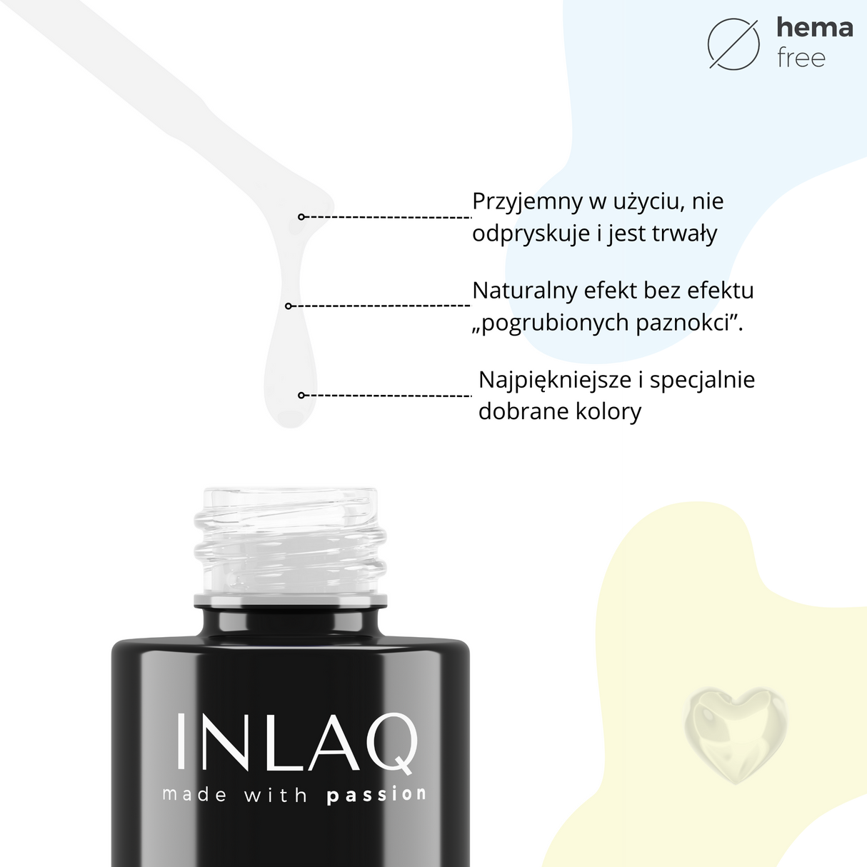 INLAQ Strong White Hybrid Varnish 6ml