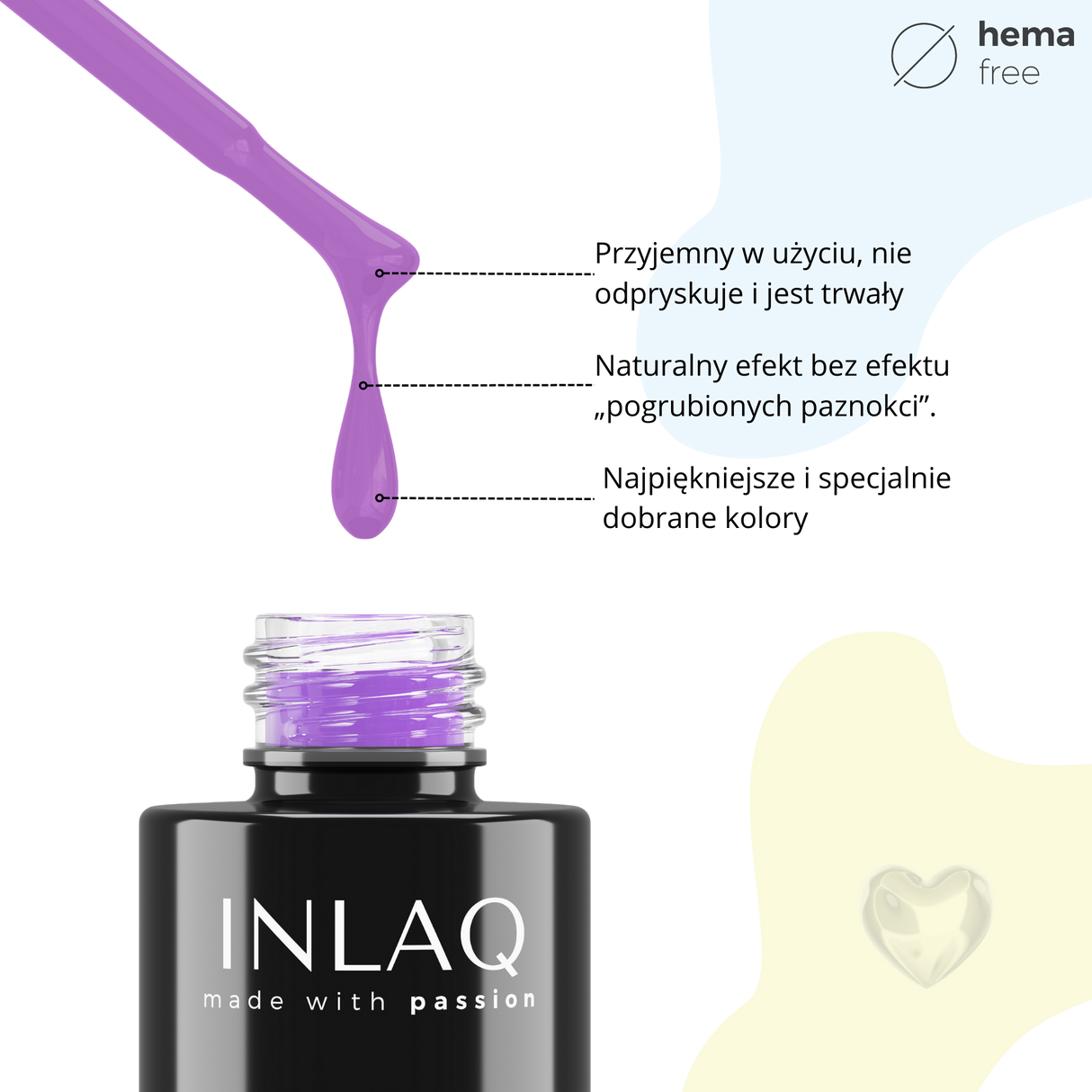 INLAQ Lavender Haze Hybrid Nagellack 6 ml