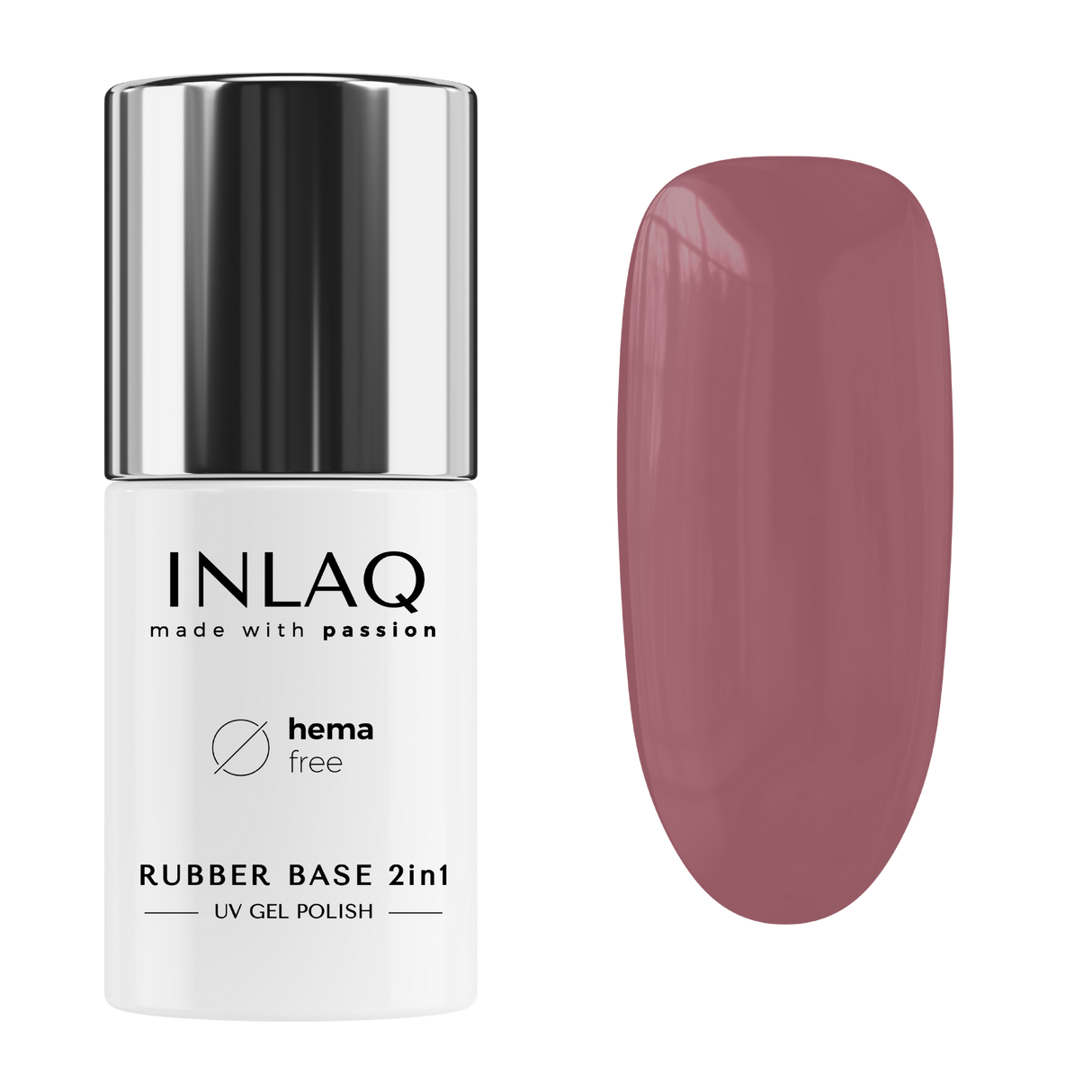 INLAQ Rubber Base 2in1 Cover Blush 6ml