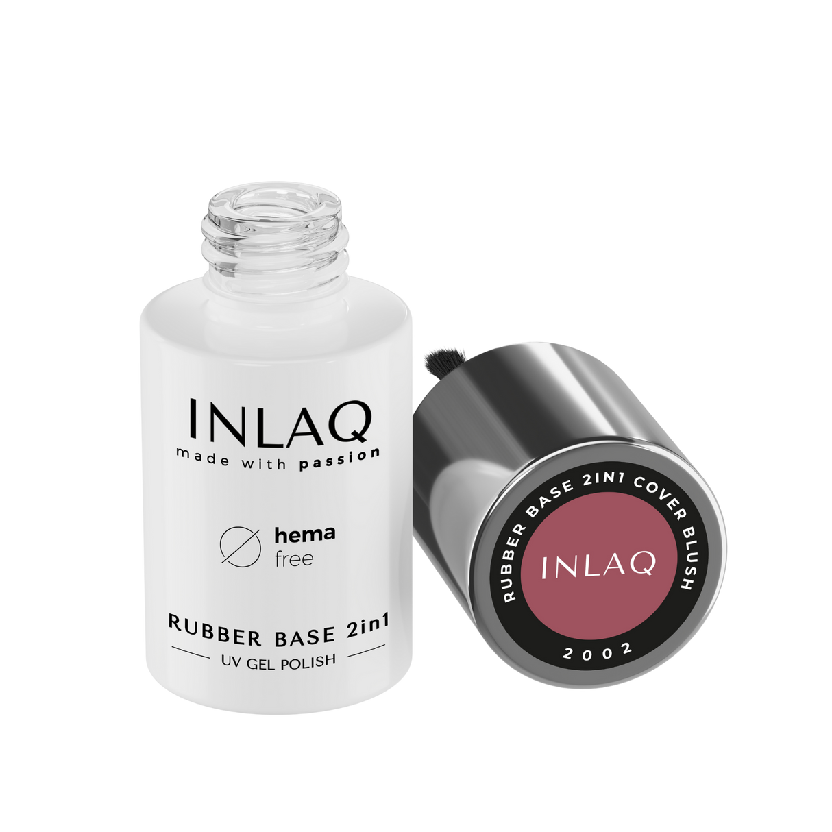 INLAQ Rubber Base 2in1 Cover Blush 6ml