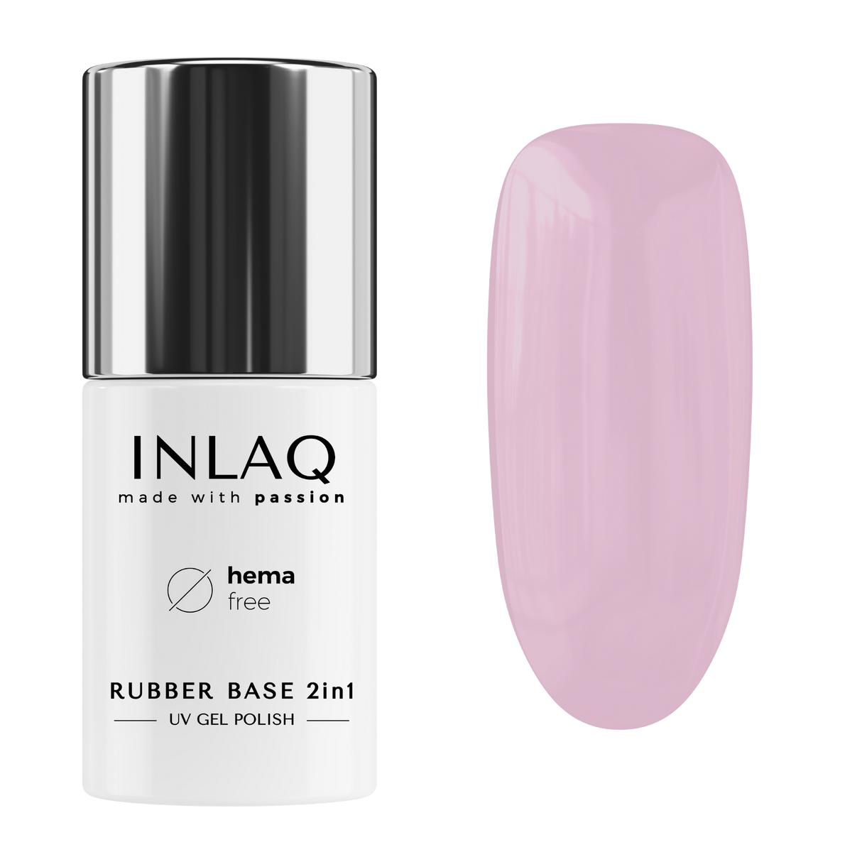 INLAQ Rubber Base 2in1 Cover Lilly 6ml