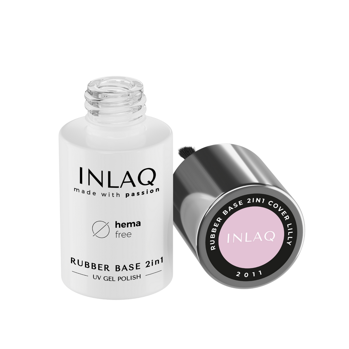 INLAQ Rubber Base 2in1 Cover Lilly 6ml