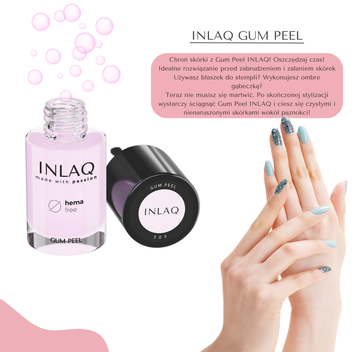 INLAQ Gum Peel Nagelhautschutzgummi 7 ml