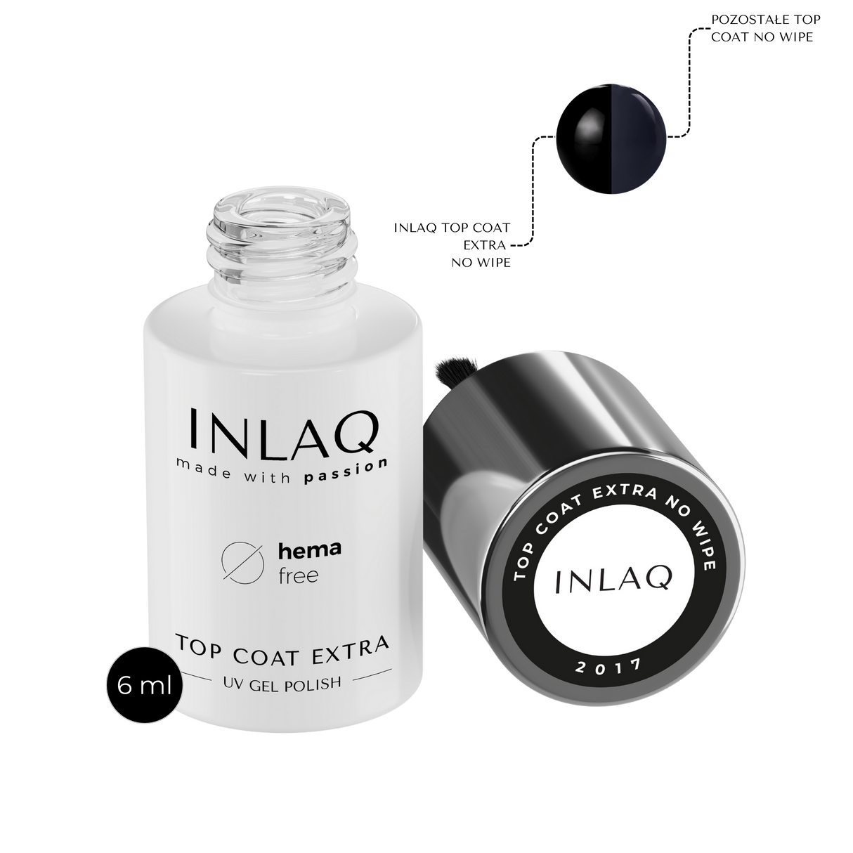 INLAQ Top Hybrid Extra No Wipe Shine 6 ml