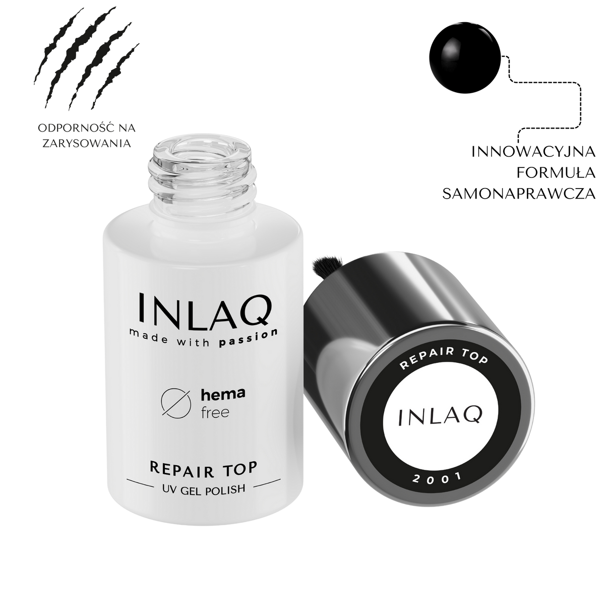 INLAQ Repair Top Self-healing Shine 6ml