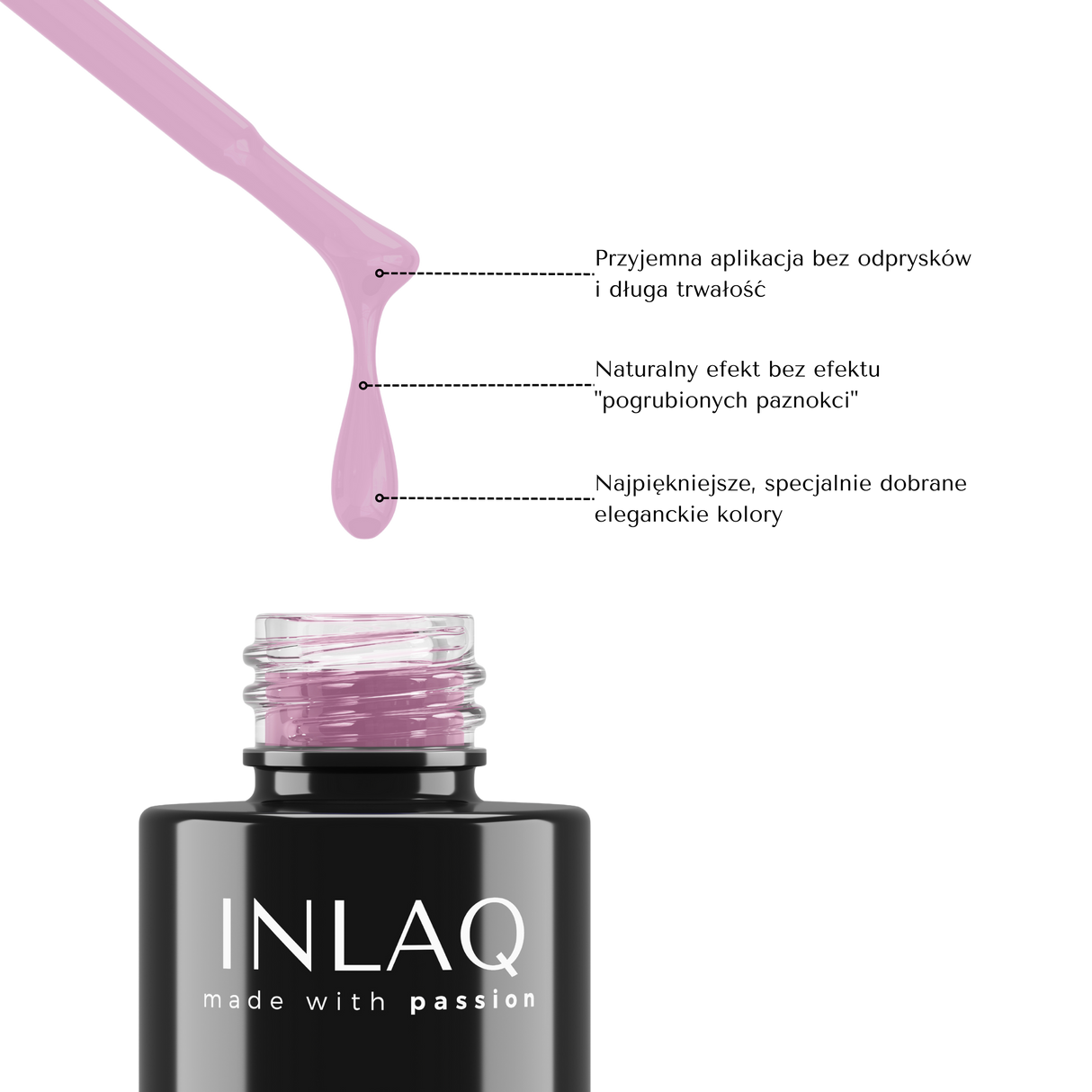 INLAQ Lakier Hybrydowy  Blossom 6ml