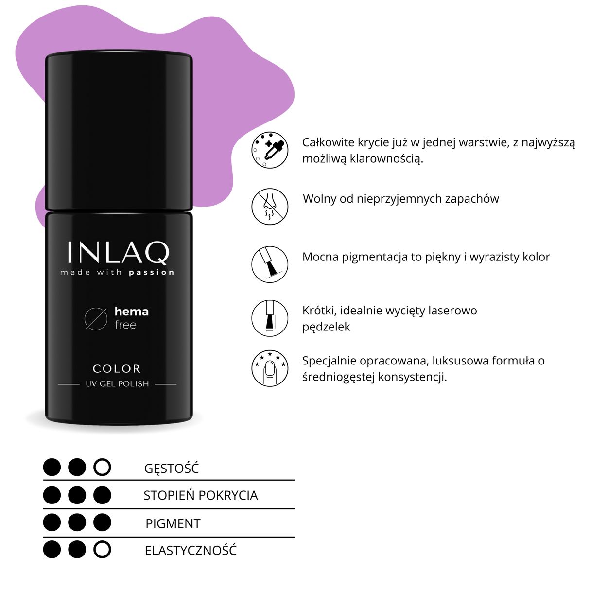 INLAQ East Side Hybrid Nagellack 6 ml