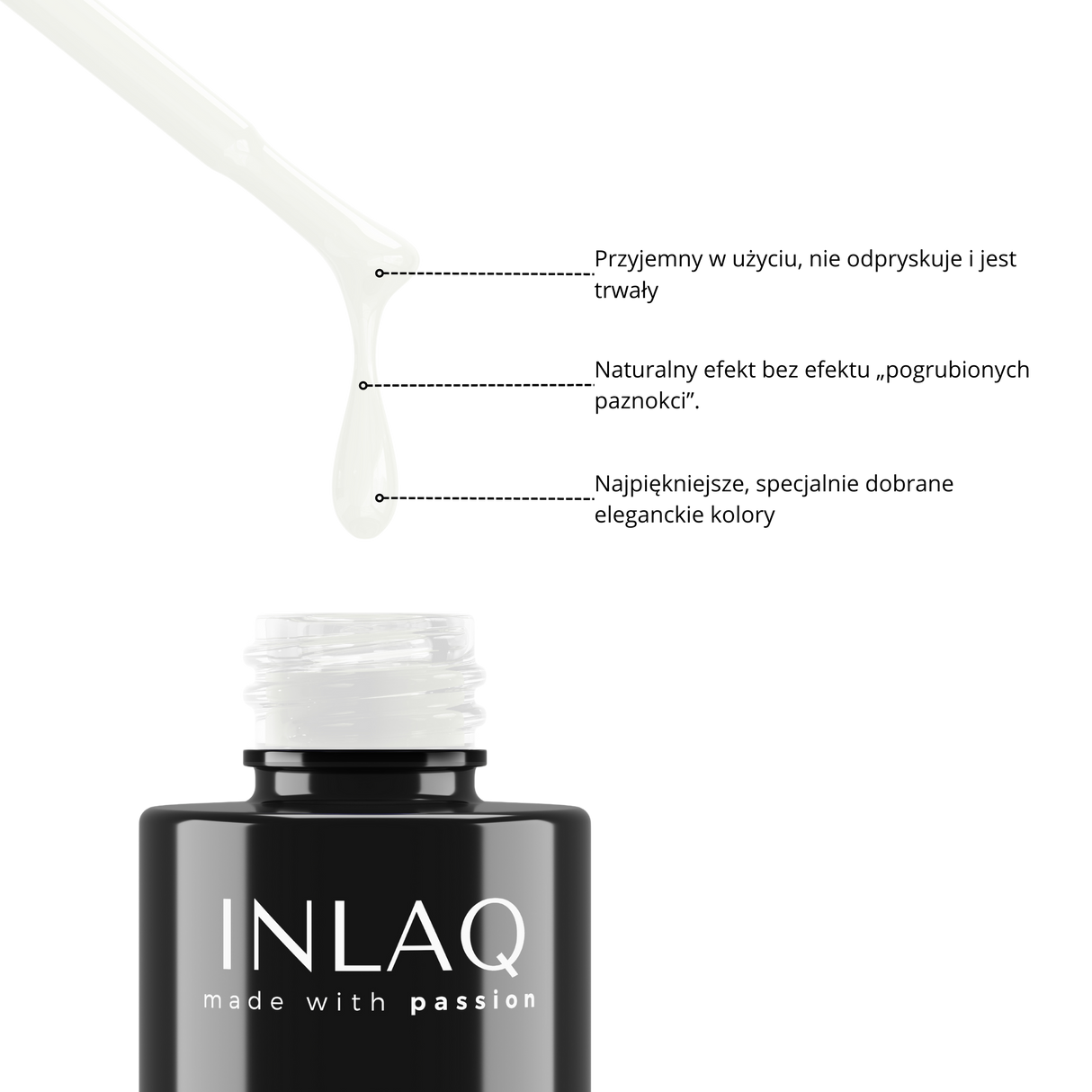 INLAQ Lynx White Hybrid Nagellack 6 ml