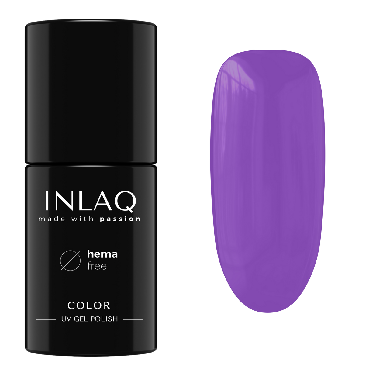 INLAQ Lakier Hybrydowy  Violet Eggplant 6ml