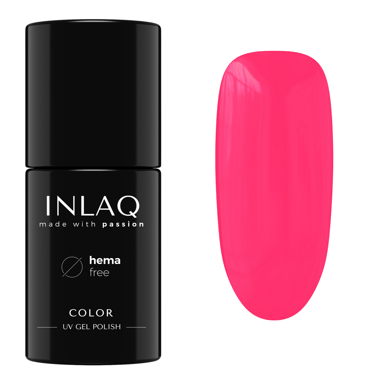 INLAQ Lakier Hybrydowy  Power Pink 6ml