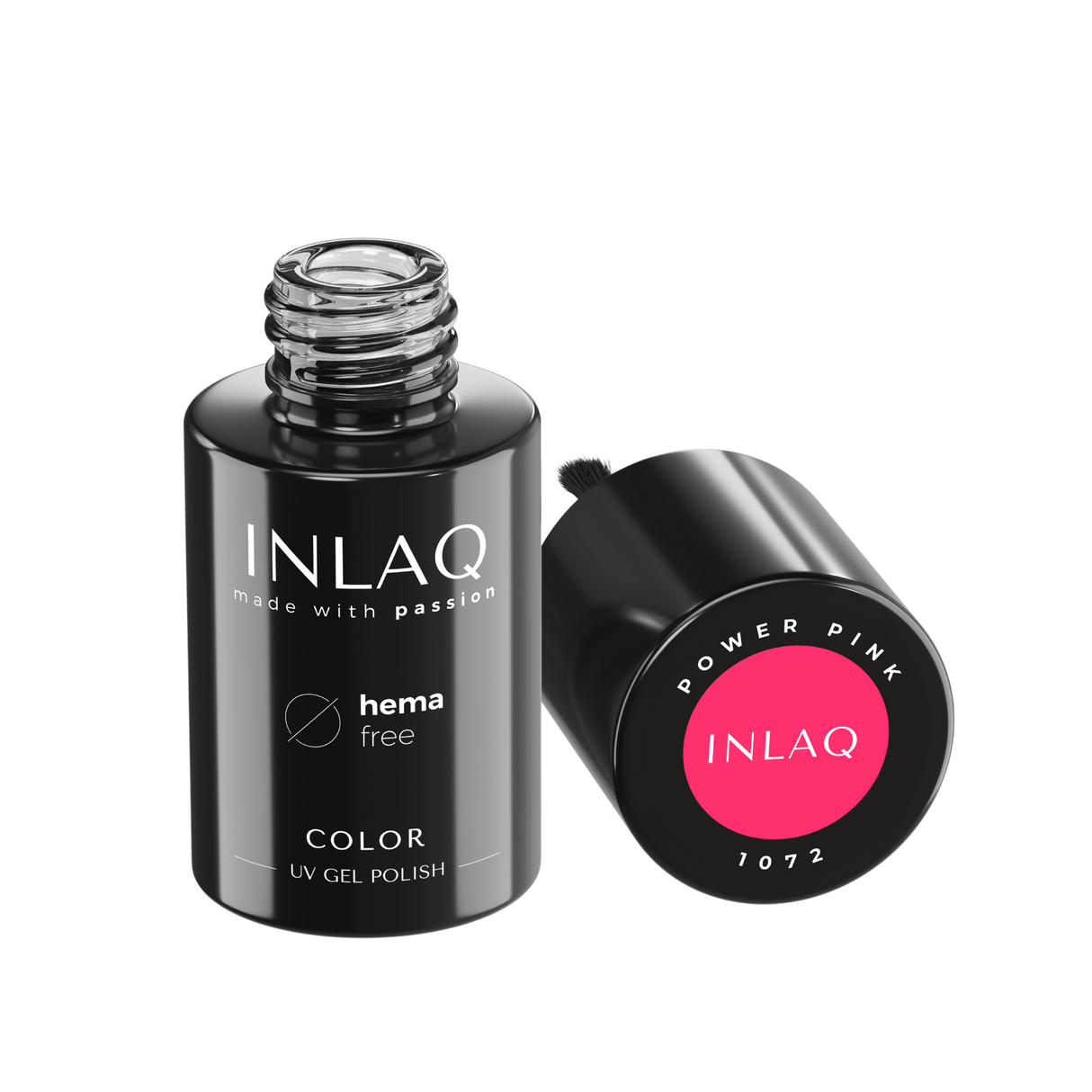 INLAQ Lakier Hybrydowy  Power Pink 6ml