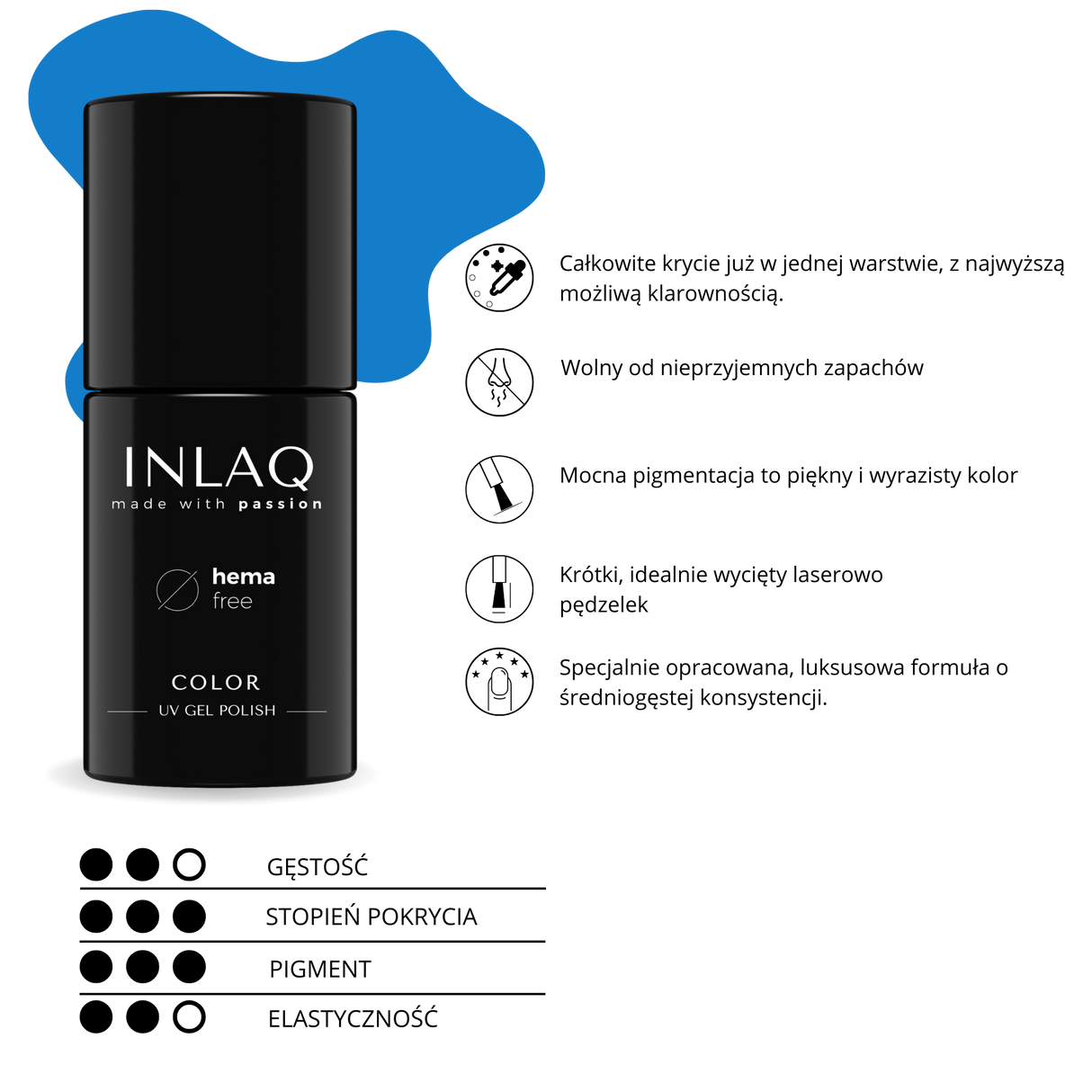 INLAQ Denim Hybrid Nagellack 6 ml