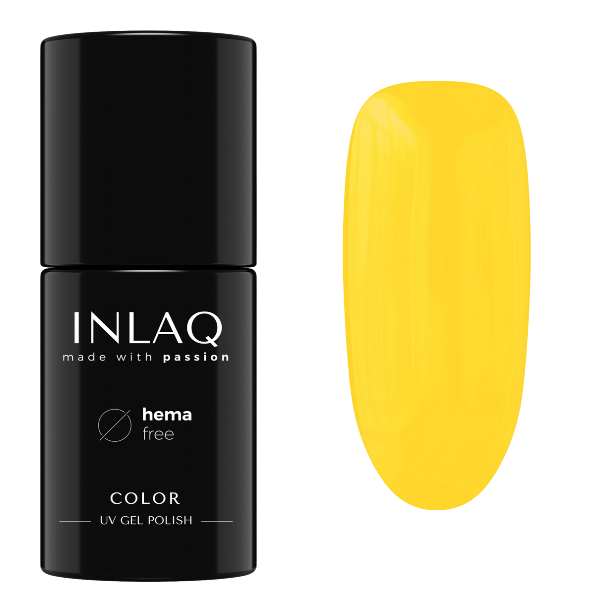 INLAQ Lakier Hybrydowy  Lightning Yellow 6ml