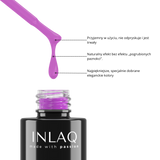 INLAQ Lakier Hybrydowy  Fuchsia Pink 6ml