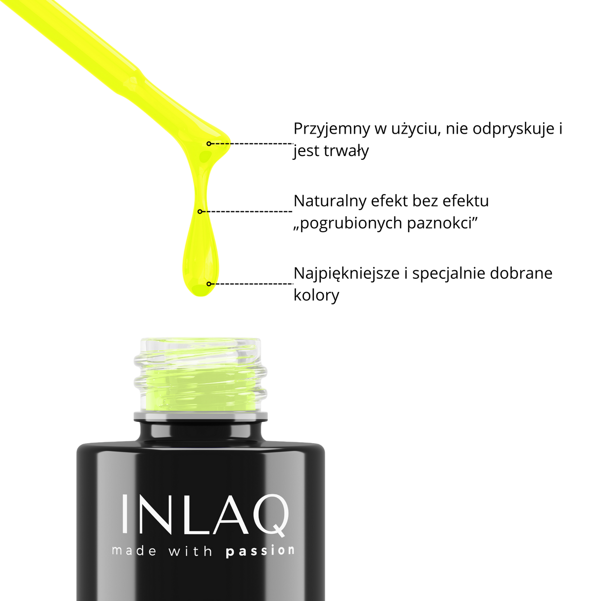 INLAQ Lakier Hybrydowy Lemon Burst 6ml