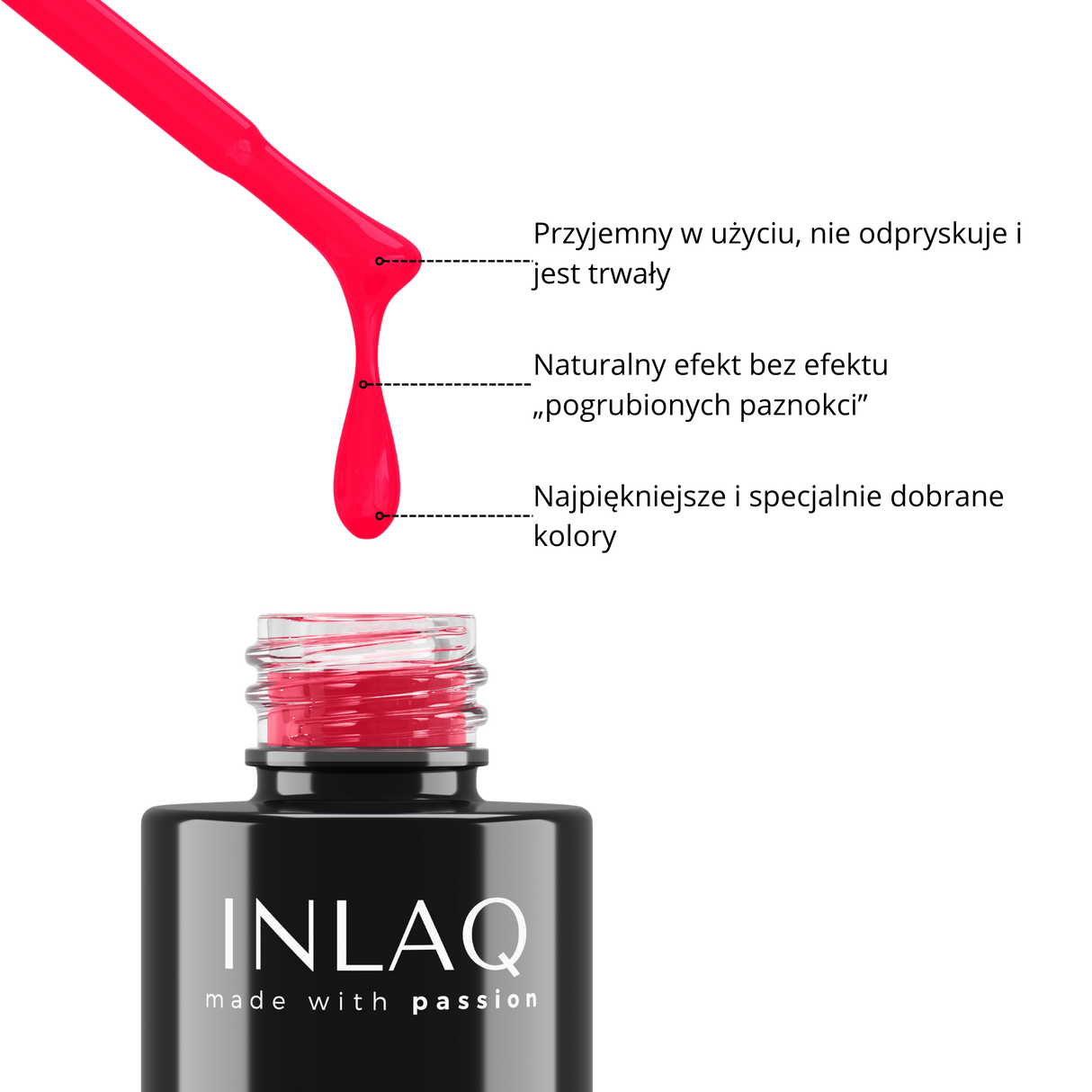 INLAQ Pinky Crush Hybrid Nagellack 6 ml