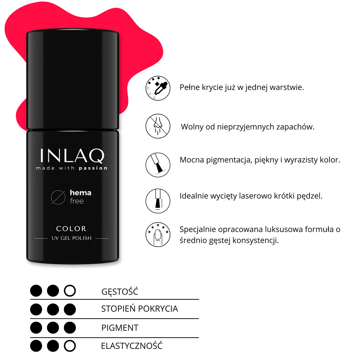 INLAQ Pinky Crush Hybrid Nagellack 6 ml