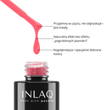 INLAQ Hybrid Nagellack Jellybean Pink 6ml