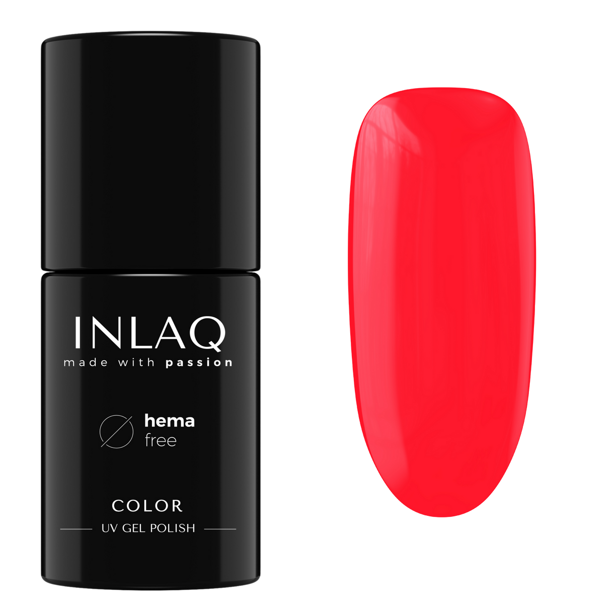 INLAQ Lakier Hybrydowy Neon Rouge 6ml