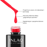 INLAQ Lakier Hybrydowy Neon Rouge 6ml