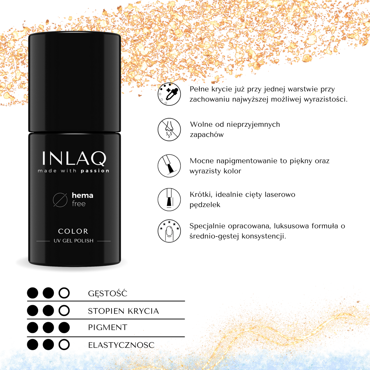 INLAQ Flash Taurus Hybrid Nagellack 6 ml